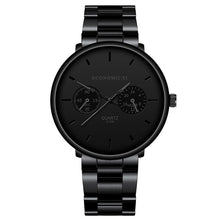 Load image into Gallery viewer, Luxury Quartz Men Watches Blue Pointer Casual Fashion Stainless Steel Strap Clock Gift Business WristWatch Relogio Masculino