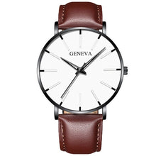 Load image into Gallery viewer, 2020 Minimalist Men's Fashion Ultra Thin Watches Simple Men Business Stainless Steel Mesh Belt Quartz Watch Relogio Masculino