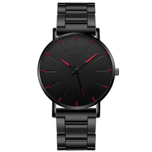 Load image into Gallery viewer, 2021 Minimalist Men's Fashion Ultra Thin Watches Simple Men Business Stainless Steel Mesh Belt Quartz Watch Relogio Masculino