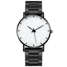 Load image into Gallery viewer, 2021 Minimalist Men&#39;s Fashion Ultra Thin Watches Simple Men Business Stainless Steel Mesh Belt Quartz Watch Relogio Masculino
